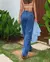 CALÇA JEANS WIDE LEG FEMININA CINTURA ALTA DESTROYED - comprar online