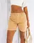 Shorts Feminino Sarja Parachute Cós Revel com Regulador - BE GRINGA