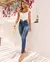 CALÇA JEANS SKINNY HOT BIELÁSTICO EXTREME POWER FEMININA CINTURA ALTA BÁSICA na internet