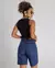 Bermuda Jeans Jorts Feminino Cintura Média Barra No Fio na internet