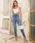 CALÇA JEANS SKINNY PREMIUM FEMININA CINTURA ALTA BÁSICA