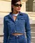 Imagem do JAQUETA JEANS COTELÊ FEMININA CROPPED