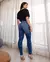 CALÇA JEANS SKINNY FEMININA CINTURA MÉDIA DETALHES DE ESTRELA NO LASER na internet