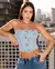 Top Jeans Corselet Feminino - comprar online