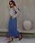 SAIA JEANS MIDI FEMININA CINTURA ALTA DETALHE BARRA - comprar online