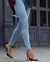 CALÇA JEANS SKINNY HOT FEMININA CINTURA ALTA COM CINTO - comprar online