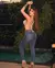 CALÇA JEANS SKINNY FEMININA CINTURA MÉDIA DETALHE BOLSO - BE GRINGA
