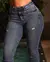 CALÇA JEANS SKINNY FEMININA CINTURA MÉDIA DETALHE BOLSO na internet