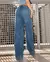 Calça Jeans Wide Leg Feminina Cintura Alta Cós de Elástico - BE GRINGA