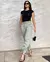 CALÇA SARJA JOGGER FEMININA CINTURA MÉDIA CARGO - comprar online