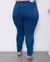 Calça Jeans Skinny Plus Size Cintura Alta com Aplicação - BE GRINGA