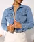 Jaqueta Jeans Cropped Feminina com Elastano na internet