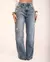 CALÇA JEANS WIDE LEG FEMININA CINTURA ALTA BÁSICA na internet