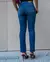 Calça Jeans Reta Feminina Cintura Alta Cós Largo - comprar online