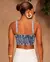 Top Jeans com Zíper Frontal e Bordado Estrela - BE GRINGA
