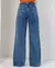 Calça Jeans Wide Leg Feminina Cintura Alta com Cinto na internet