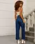 Calça Jeans Reta Feminina Cintura Alta com Cinto - comprar online