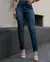 Calça Jeans Reta Feminina Cintura Alta com Elastano na internet