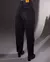 Calça Jeans Black Straight Feminina Cintura Alta Básica - BE GRINGA