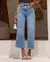 Calça Jeans Pantacourt Feminina Cintura Alta com Cinto na internet