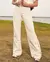 Calça Sarja Wide Leg Feminina Cintura Alta Entrelaçada Ana Castela - BE GRINGA