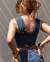 Top Jeans Feminino com Lastex - comprar online