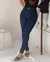 Calça Jeans Skinny Hot Feminina Cintura Alta Zíper Barra na internet