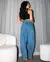 Calça Jeans Balloon Feminina Cintura Alta Básica - comprar online