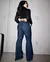 Calça Jeans Flare Feminina Cintura Média Básica - comprar online
