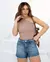 Shorts Jeans Feminino Mom Cintura Alta Ana Castela - BE GRINGA