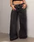Calça Jeans Feminina Wide Leg Relaxed Cintura Baixa Vintage