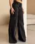 Calça Jeans Feminina Wide Leg Cargo Relaxed Cintura Baixa - comprar online