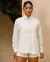 Camisa Linho Feminina Oversize Listrada - comprar online