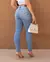 Calça Jeans Feminina Skinny com Viés Cintura Média - loja online