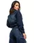 Jaqueta Jeans Feminina Cropped com Cinto - BE GRINGA