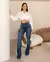 Calça Jeans Feminina Flare Cintura Alta - comprar online