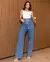 Calça Jeans Feminina Wide Leg Rope Iara - comprar online