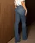 Calça Jeans Feminina Flare Básica Cintura Alta - loja online