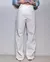 Calça Jeans Wide Leg Feminina Cintura Alta sem Elastano Off White - BE GRINGA