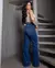 Calça Jeans Wide Leg Fem Sky Escuro na internet
