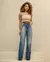 Calça Jeans Wide Leg Feminina Cintura Alta - comprar online