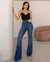 Calça Jeans Flare Feminina Cintura Alta - comprar online