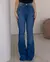 Calça Jeans Flare Feminina Cintura Alta - BE GRINGA