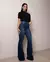 Calça Jeans Flare Feminina Cintura Alta - comprar online