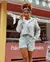 Shorts Mom Feminino com Elástico No Cós verde celeste na internet