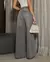 Imagem do Calça Jeans Wide Leg Feminina Relaxed Cinza Estonado