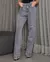Calça Jeans Reta Feminina Cintura Alta Cinza - BE GRINGA
