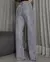 Calça Jeans Reta Feminina Cintura Alta Cinza - loja online