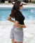 Shorts Jeans Boy Feminina com Barra Desfiada na internet