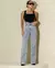 Calça Jeans Wide Leg Feminina Cintura Alta Básica com Elastano - comprar online